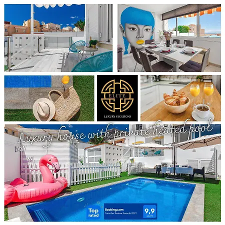 Luxury House With Private Heated Pool, Bbq And Private Parking Nyaraló *